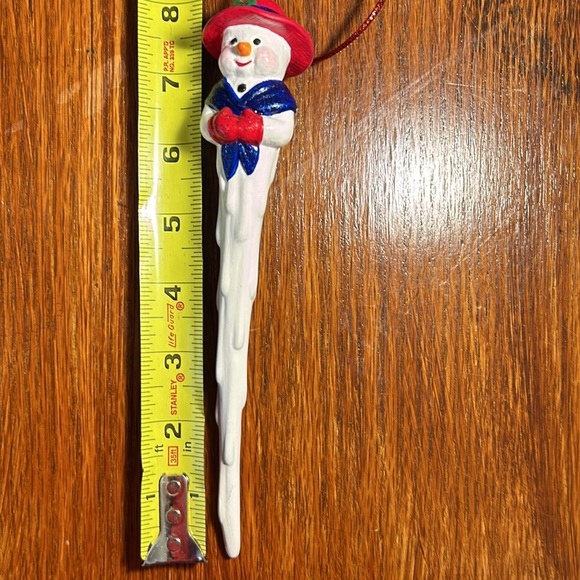 Vintage Old World Christmas Ornaments Mr & Mrs Glass Blown Icicle Snowmen - Picture 8 of 9